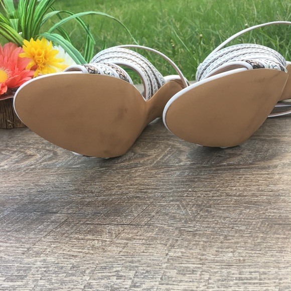 BCBGENERATION BRAIDED BUCKLE BACK HEELS - Picture 7 of 7